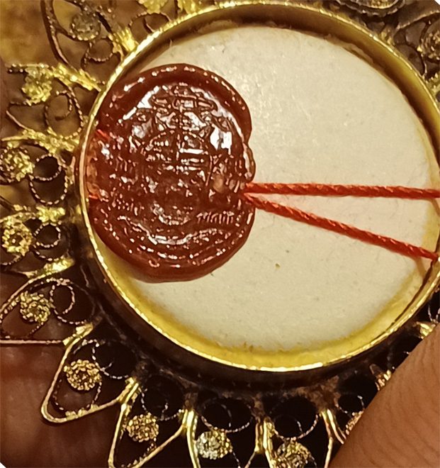 Very Rare 1st Class Relic St. Thomas Aquinas Mounted in a Monstrance Reliquary — photo 8