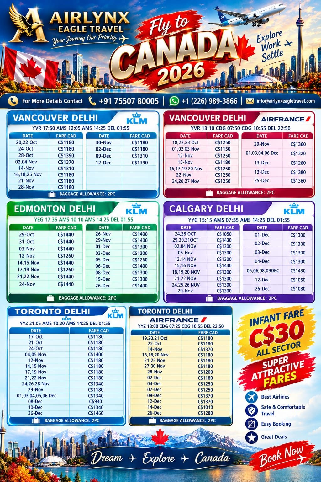 Airlynxeagletravel | Canada Flight Tickets & International Flights — photo 2