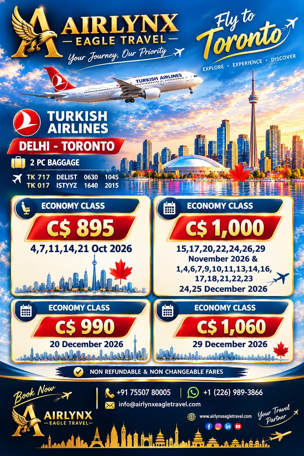 Airlynxeagletravel | Canada Flight Tickets & International Flights — photo 3