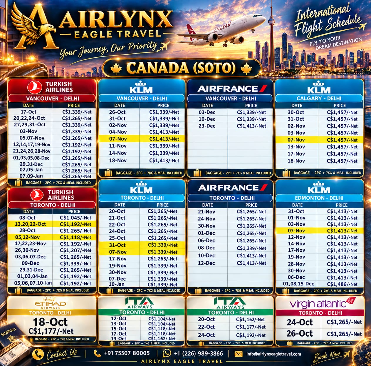 Airlynxeagletravel | Canada Flight Tickets & International Flights — photo 4