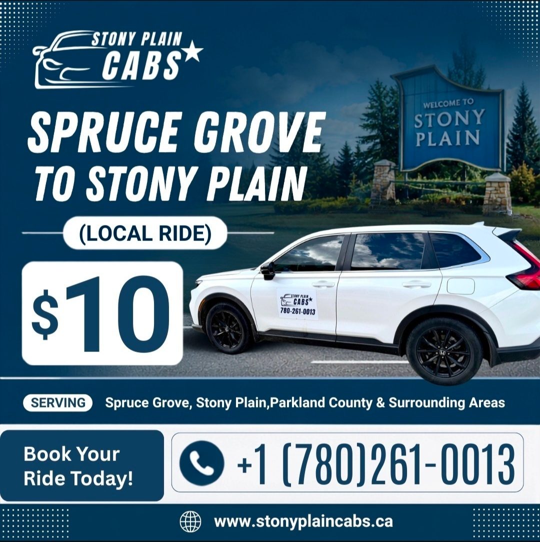 Stony Plain Cabs for Busy Daily Schedules